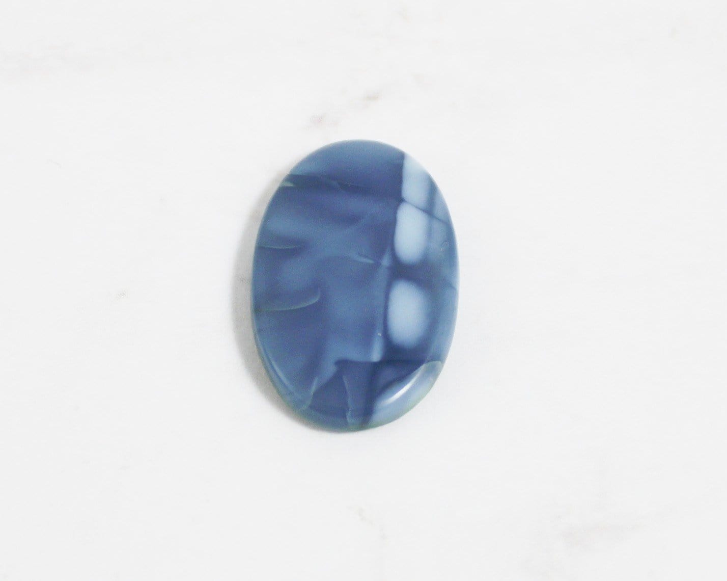 Premium Blue Opal Cabochons for Jewelry Making - Natural Gemstone Beads for Necklaces, Rings & DIY Crafts