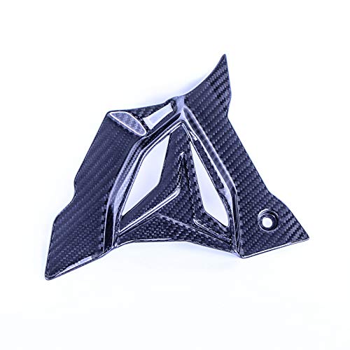 Bestem Carbon Fiber Sprocket Cover Fairing Twill Weave for 2020+ BMW S1000RR Motorcycle - Lightweight & Durable Upgrade for Racing & Street Performance