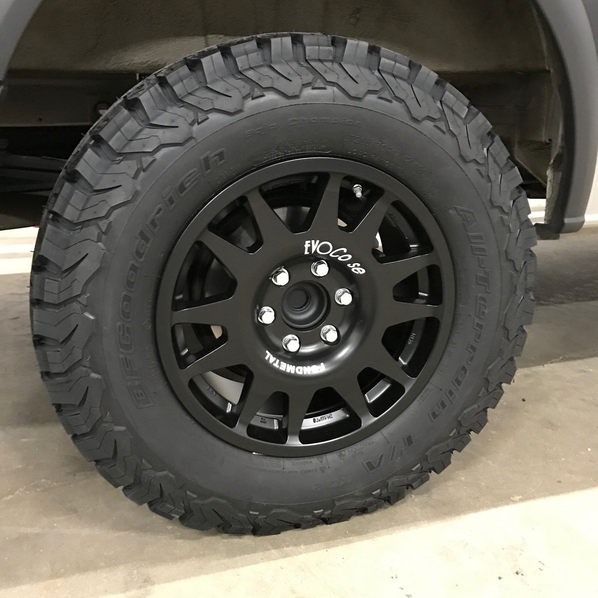 Evo Corse DakarZero 17x8 Alloy Wheels for Mercedes Sprinter Van - ET45 Offset - Durable Off-Road Rims for Adventure & Overlanding