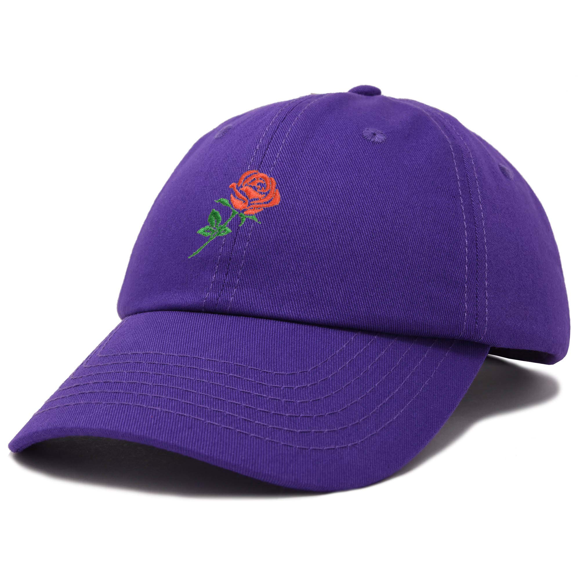 Premium Embroidered Red Rose Baseball Cap for Women - Stylish Fashion Hat for Outdoor Activities, Sports & Casual Wear