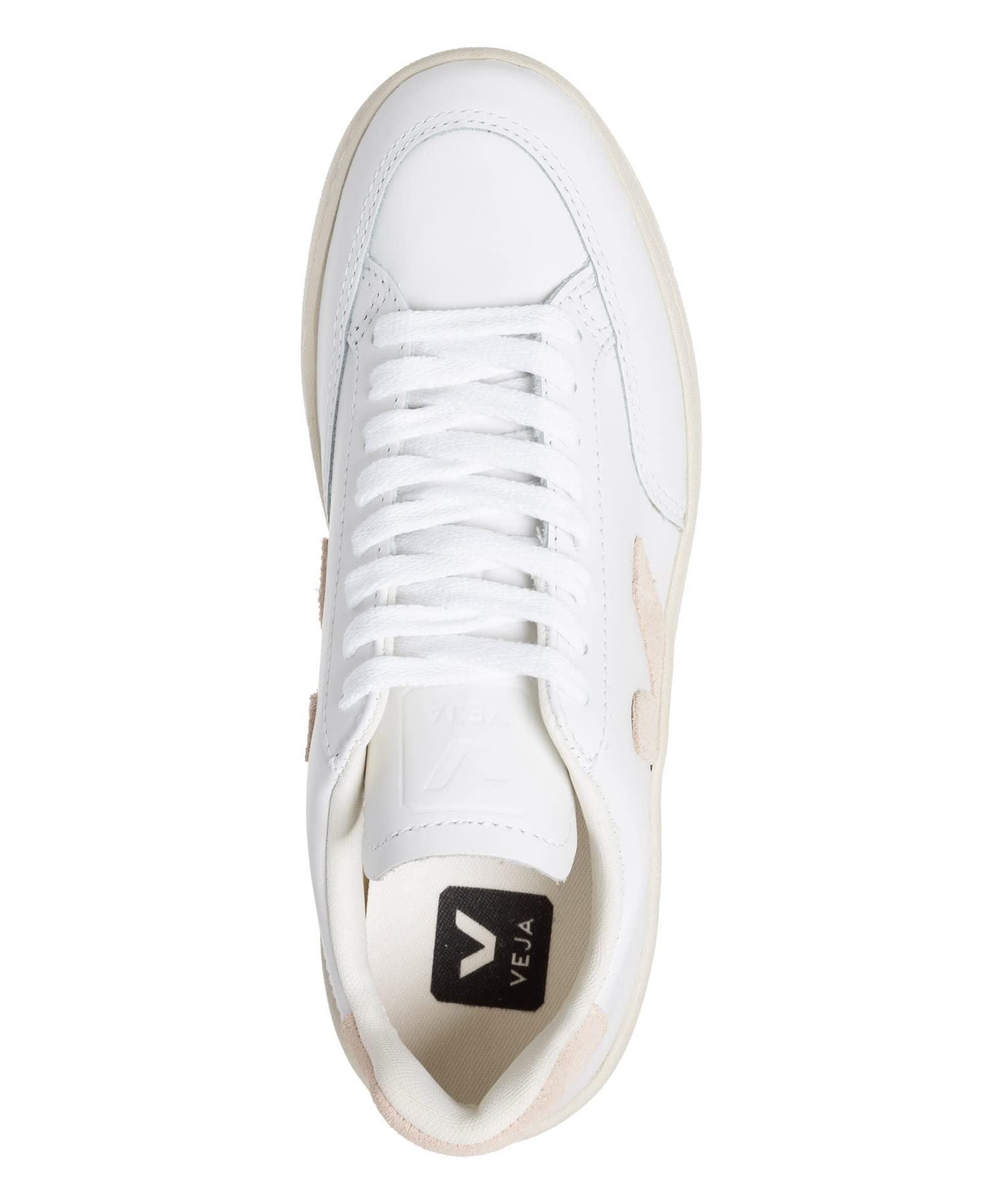 Veja Women's V-12 Leather Sneakers - Extra White Vegan Sustainable Fashion Shoes for Casual Wear & Everyday Comfort