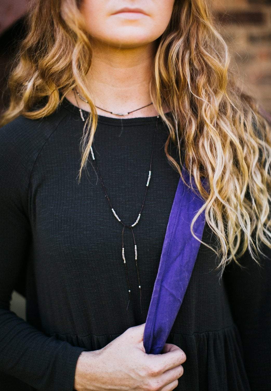 Authentic Hill Tribe Silver Lariat Necklace - Handmade Thai Tribal Jewelry for Women | Perfect for Boho, Layering & Special Occasions