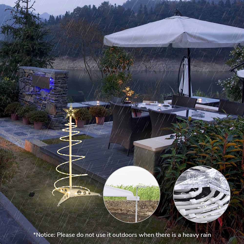 2ft Small Pre-Lit Spiral Christmas Tree with Battery Operation - Perfect for Tabletop Decor, Office, and Home Holiday Display | TheLAShop