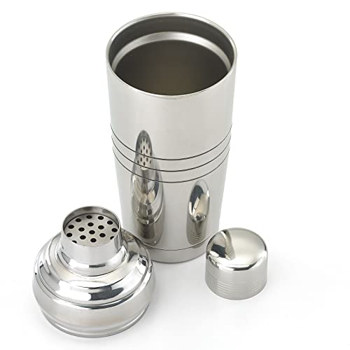 Premium Barfly Double Wall Insulated Cocktail Shaker Tin - 19 oz (550ml) Stainless Steel Bar Tool for Professional Mixologists & Home Bartenders - Perfect for Crafting Martinis, Margaritas & Cold Drinks
