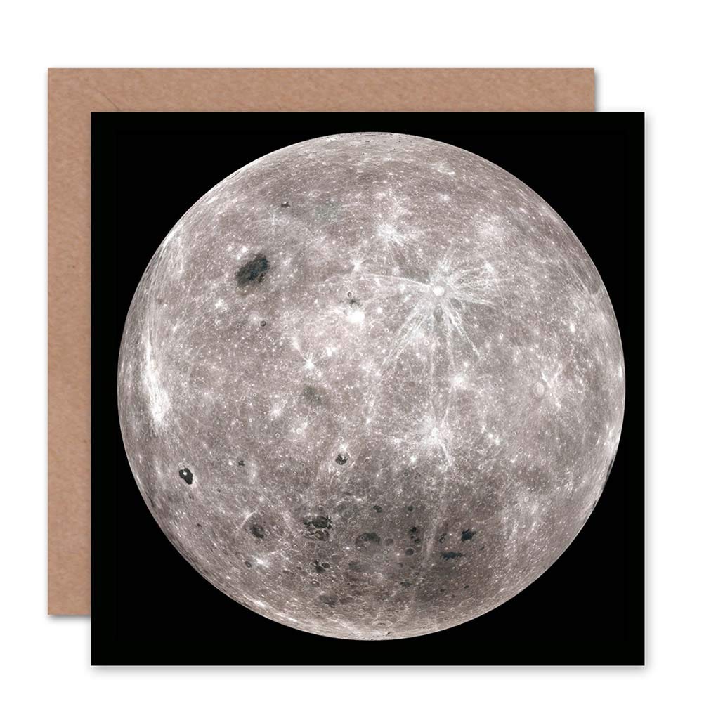 Wee Blue Coo Birthday Greeting Card - Space Moon Theme - Perfect for Birthday Gifts, Space Enthusiasts & Astronomy Lovers