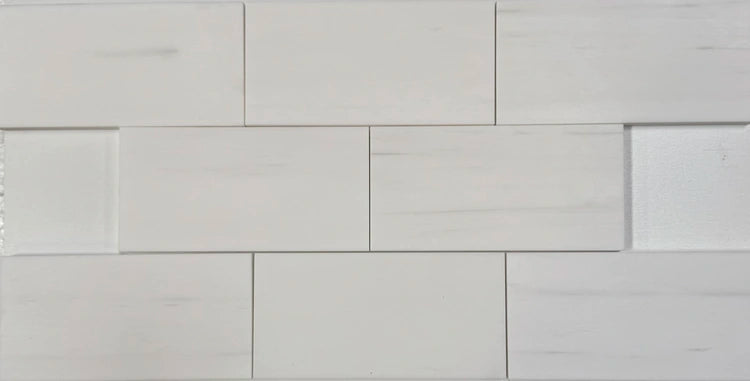 Premium Bianco Dolomite 3x6 Subway Tile - Matte White Ceramic Wall Tile for Kitchen Backsplash, Bathroom & Shower - Classic Subway Tile Design for Modern Home Renovation