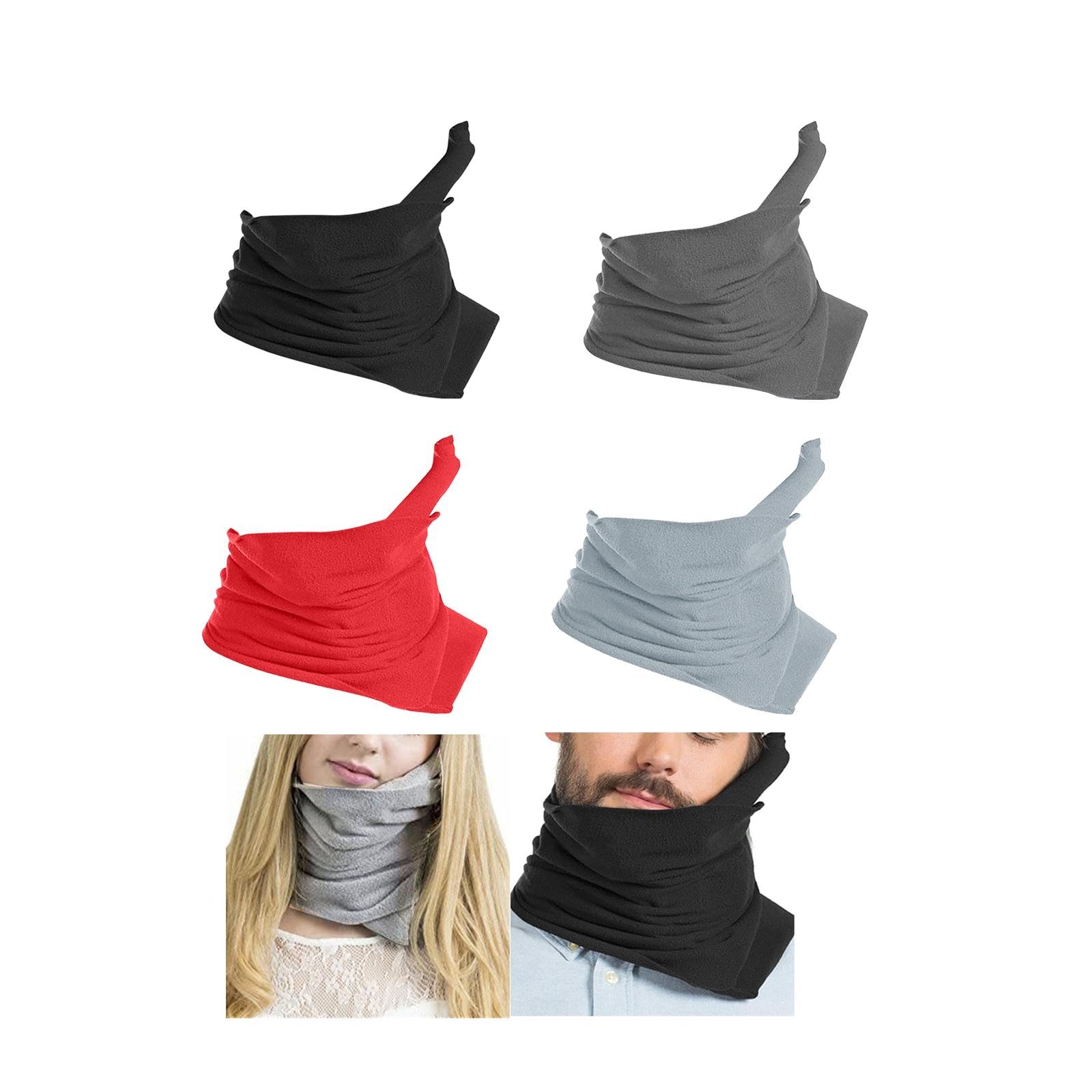 THE STYLE SUTRA® Adjustable Airplane Travel Neck Pillow - Memory Foam Head Cushion for Neck Support & Comfort - Perfect for Long Flights, Road Trips & Office Naps - Black Travel Accessories & Luggage Equipment