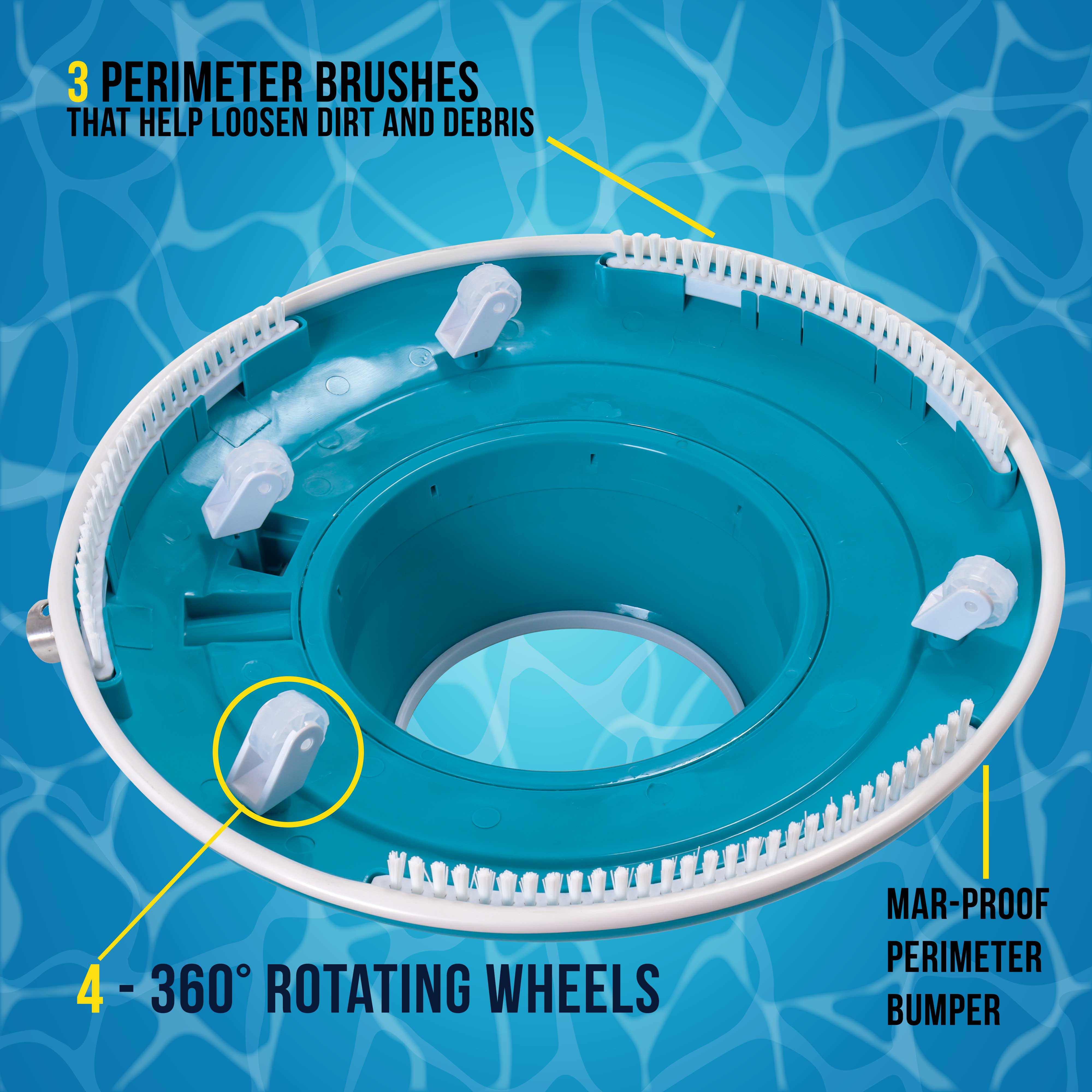 Professional Swimming Pool Leaf Vacuum Cleaner - 15