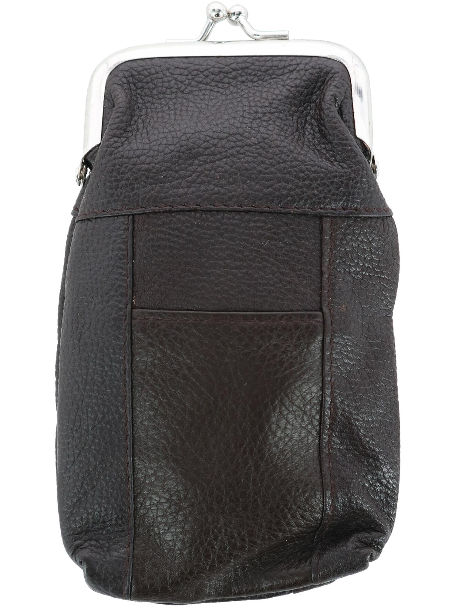 Women's Brown Leather Cigarette Case with Lighter Pocket - Slim & Stylish Accessory for Travel, Parties & Night Out
