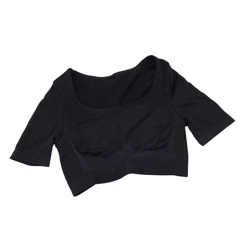 Seasaww Women's Underarm Sweat Pads - Black Armpit Sweat Guards for Shirts & Dresses - Stay Dry & Confident All Day for Work, Gym & Daily Activities