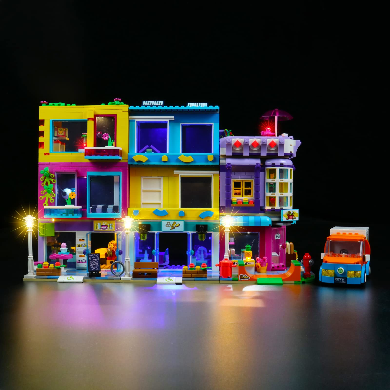 LMTIC LED Lighting Kit for Lego Main Street Building 41704 - Compatible with Lego Creator Expert 41704 (Lego Set Not Included) | Perfect for Home Decoration, Model Display & Gift Giving