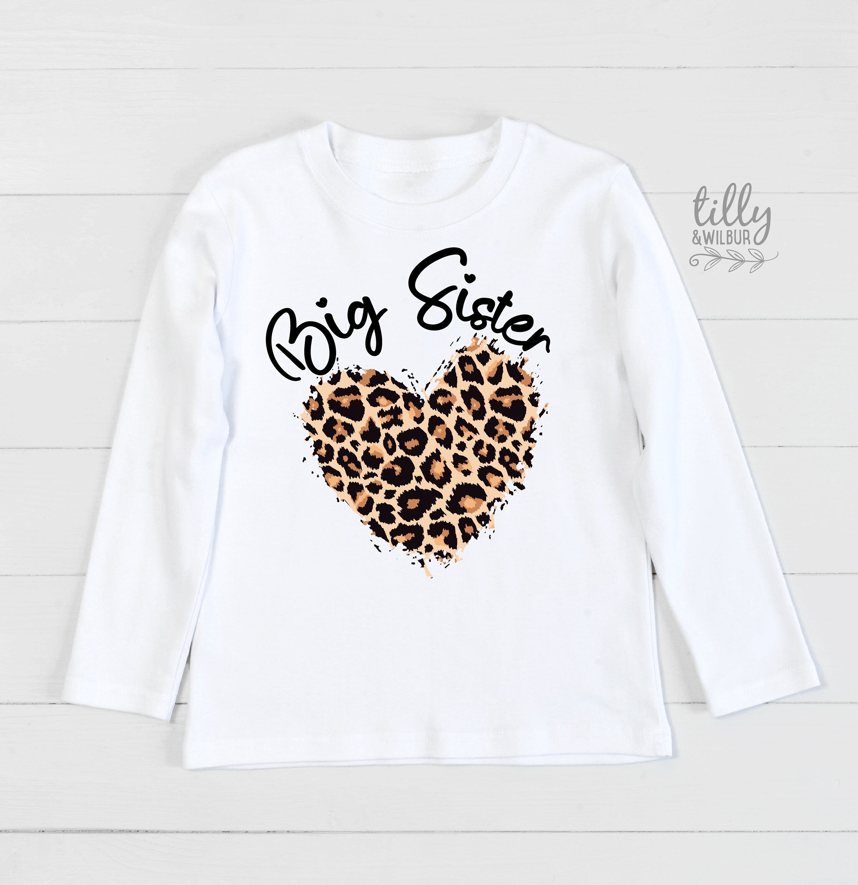 Big Sister T-Shirt - Comfortable & Stylish Sibling Gift for Women & Girls - Perfect for Family Events, Birthdays & Sister Bonding