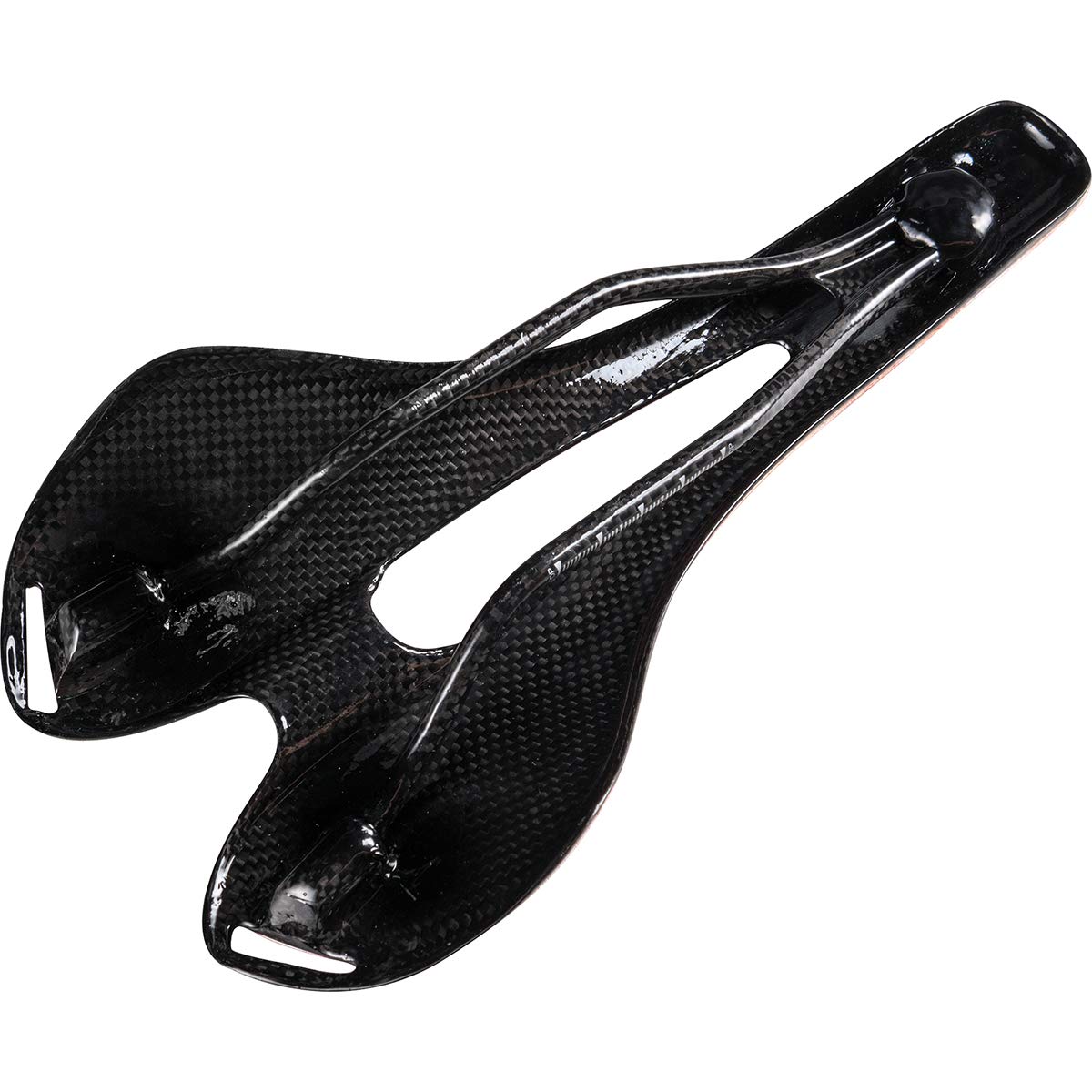 Premium Carbon Fiber Road Bike Saddle - Lightweight Comfortable Bicycle Seat with PU Leather Cover for Road & Mountain Bikes - Perfect for Long Distance Cycling and Commuting