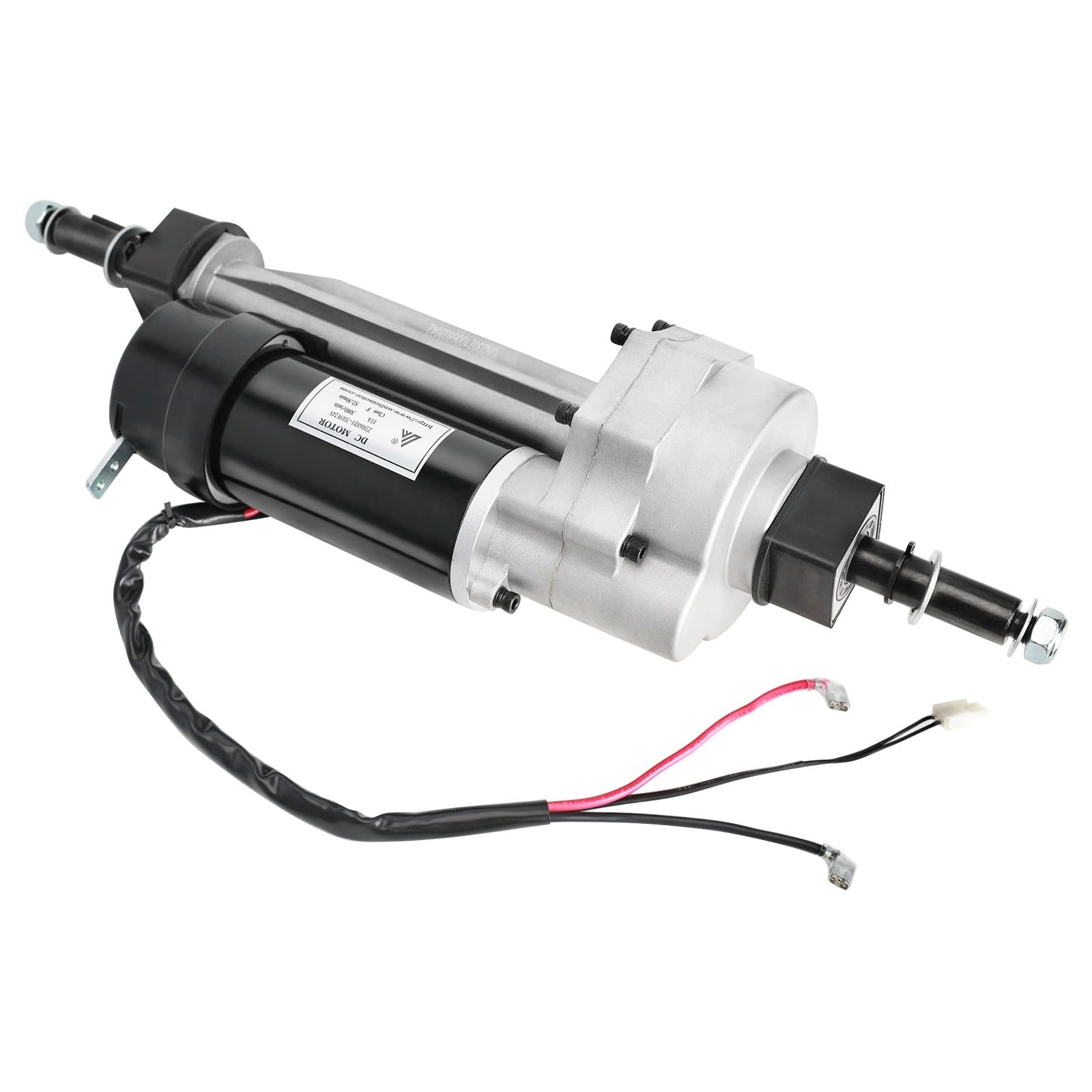 24V 350W Brush Electric Motor Transaxle - Powerful Drive System for Trolleys, Wagons, Scooters, Go Karts, Bicycles, Tricycles, E-Bikes, Lawnmowers, Electric Vehicles & Wheelchairs | Perfect for DIY Projects & Home Improvement