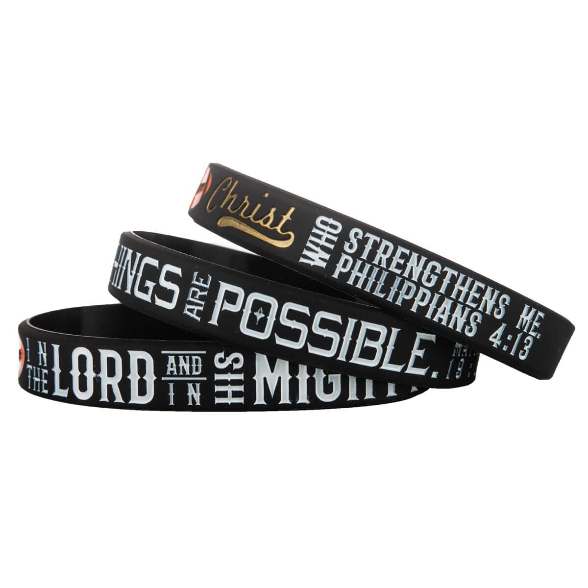 Faith Football Bible Bracelets - Inspirational Scriptures Wristbands for Sports & Gifts | Men & Women