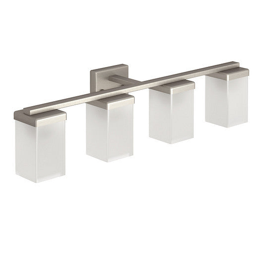 90 Degree 4 Globe Light Sconce in Brushed Nickel - YB8864BN by Moen - Perfect for Hallway, Bedroom and Bathroom Wall Lighting