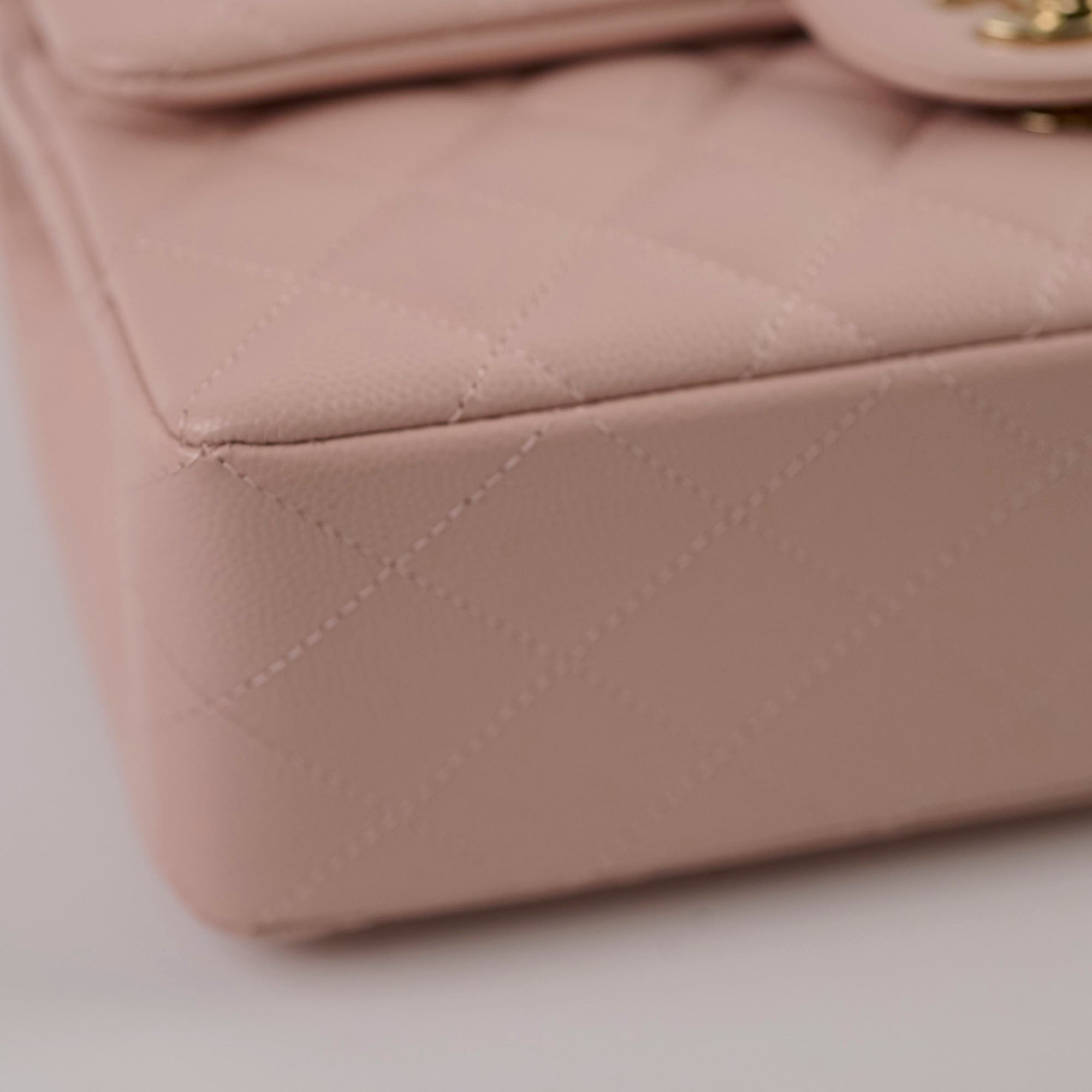 Chanel Small Classic Double Flap Bag in Rose Clair Caviar Leather - Perfect for Date Night & Special Occasions