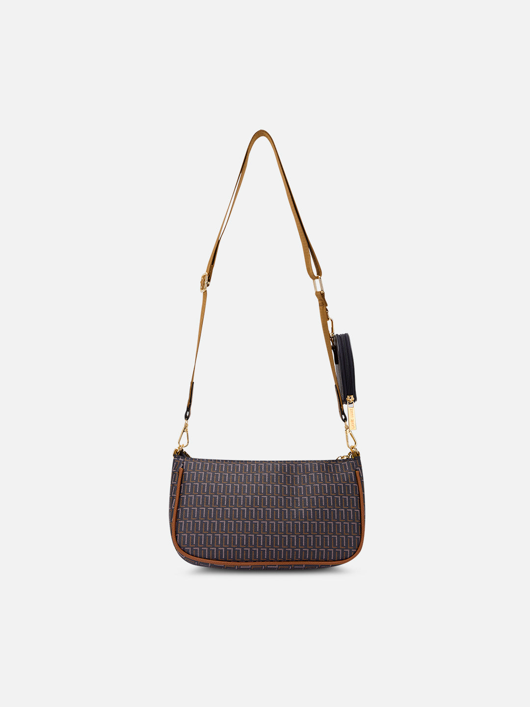 Monogram Chunk25 Small Sling Bag - Stylish Crossbody Bag for Women & Men - Perfect for Travel, Shopping & Everyday Use