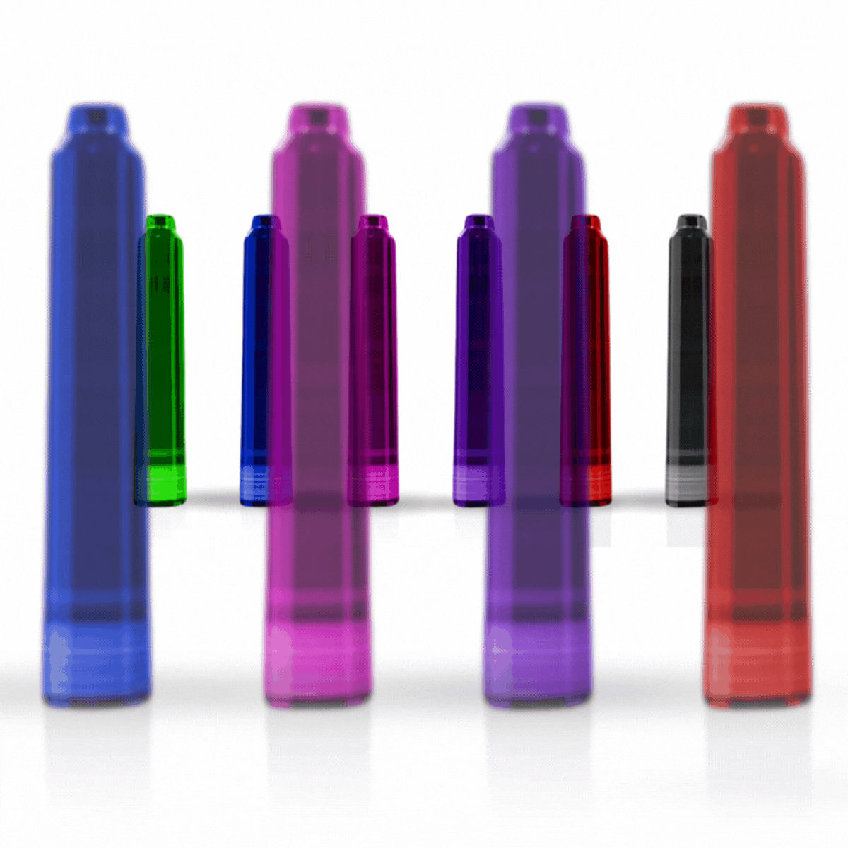 Vibrant Refill Ink Cartridges 24 Pack - Compatible with Ellington Pens | High-Quality Ink for Smooth Writing | Perfect for Office, School & Home Use