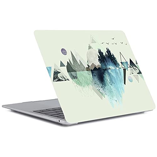 LanBaiLan Protective Case for MacBook Air 13-inch (2020 Model) - Shockproof Rubber Coated Plastic Cover with Retina Display & Touch ID Access - Perfect for Work, Travel, and School Use