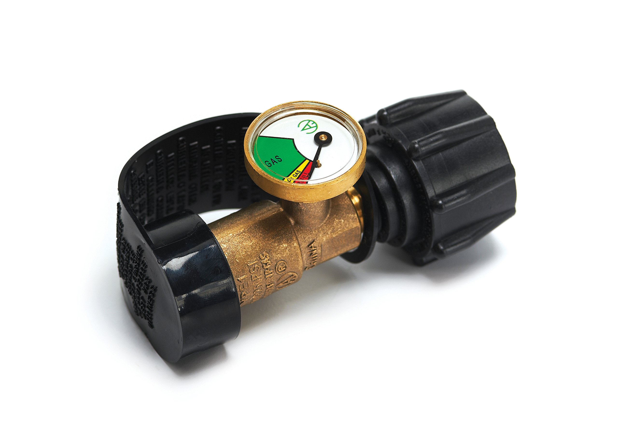 GrillPro 80064 Propane Tank Level Indicator - Accurate Gas Gauge for QCC1 Liquid Propane Grill Tanks - Perfect for Outdoor BBQ, Camping & Tailgating