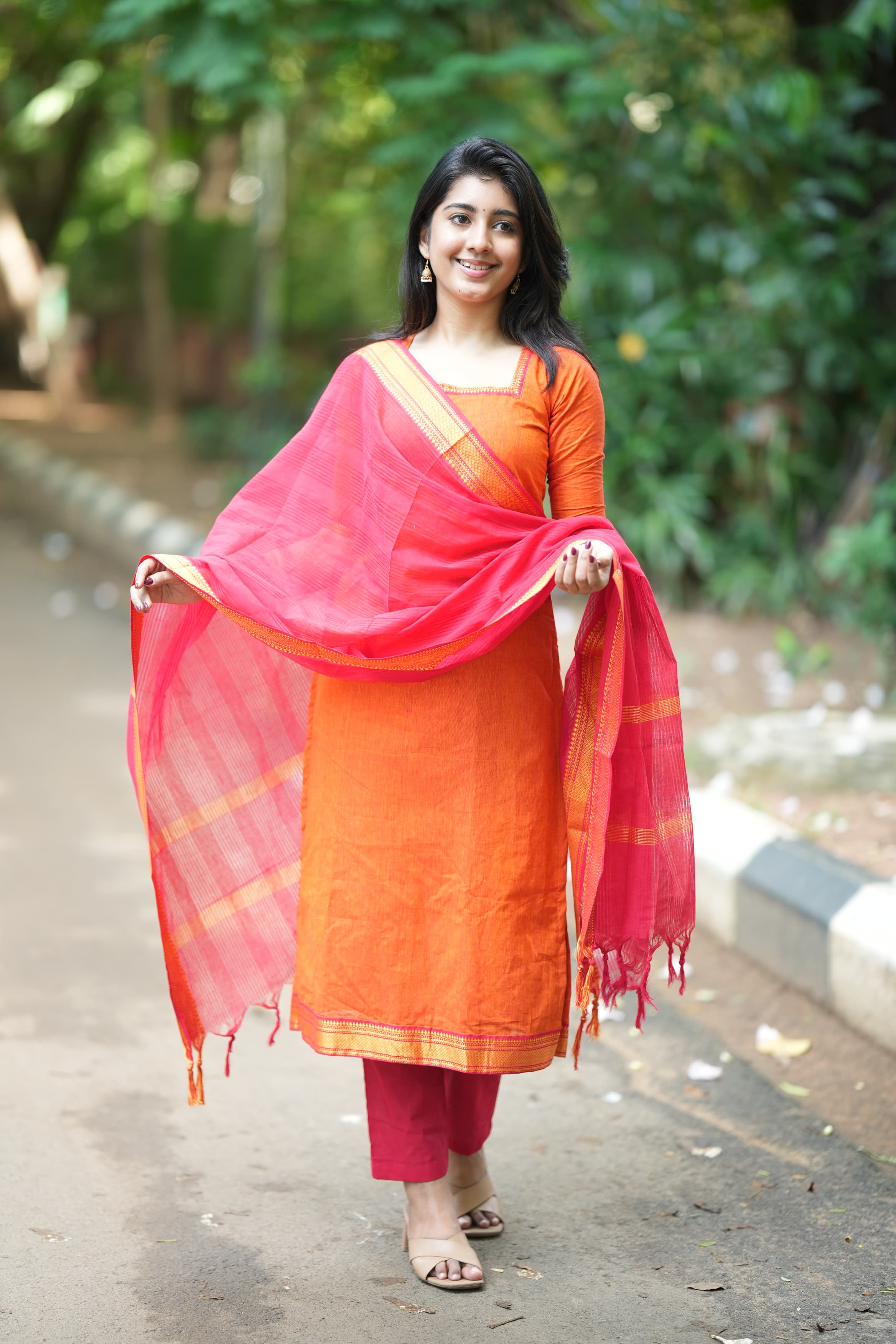 DD613 Agalya Pure Cotton Kurti for Women - Comfortable & Stylish Indian Tunic Top for Casual Wear, Office & Festive Occasions