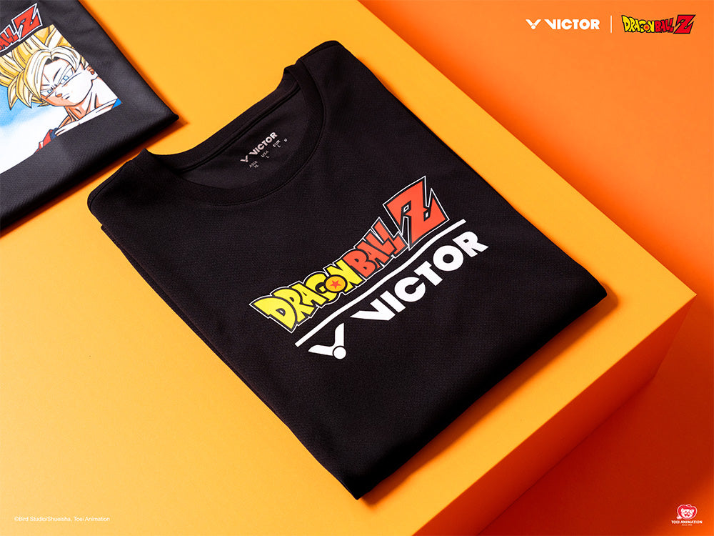 Victor x Dragon Ball Z T-Shirt 502DBZ C - Official Anime Graphic Tee for Men & Women - Perfect for Cosplay, Conventions & Anime Lovers [Black]
