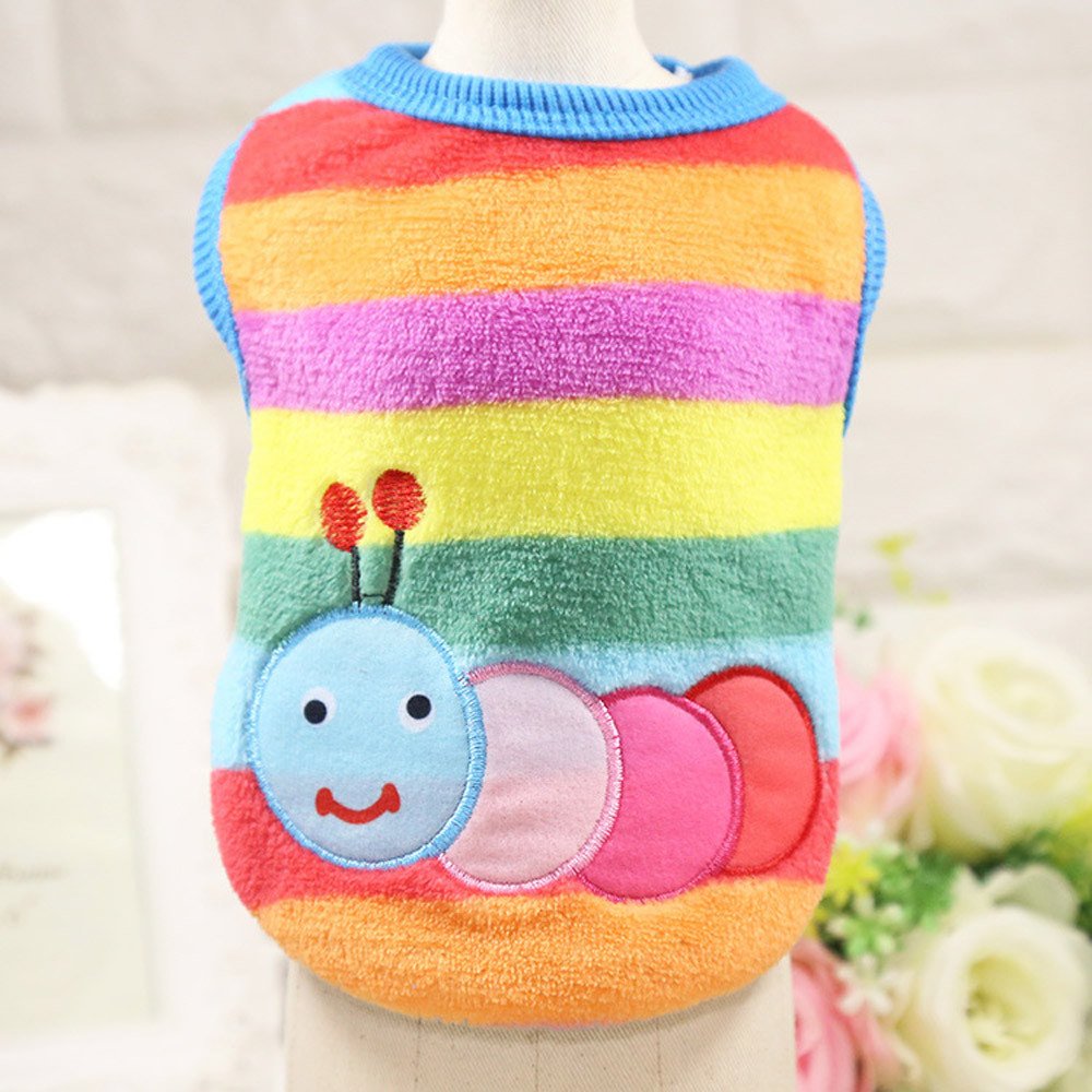 Cute Stretchy Pet T-Shirt for Small Dogs & Cats - Perfect for Daily Walks & Playtime