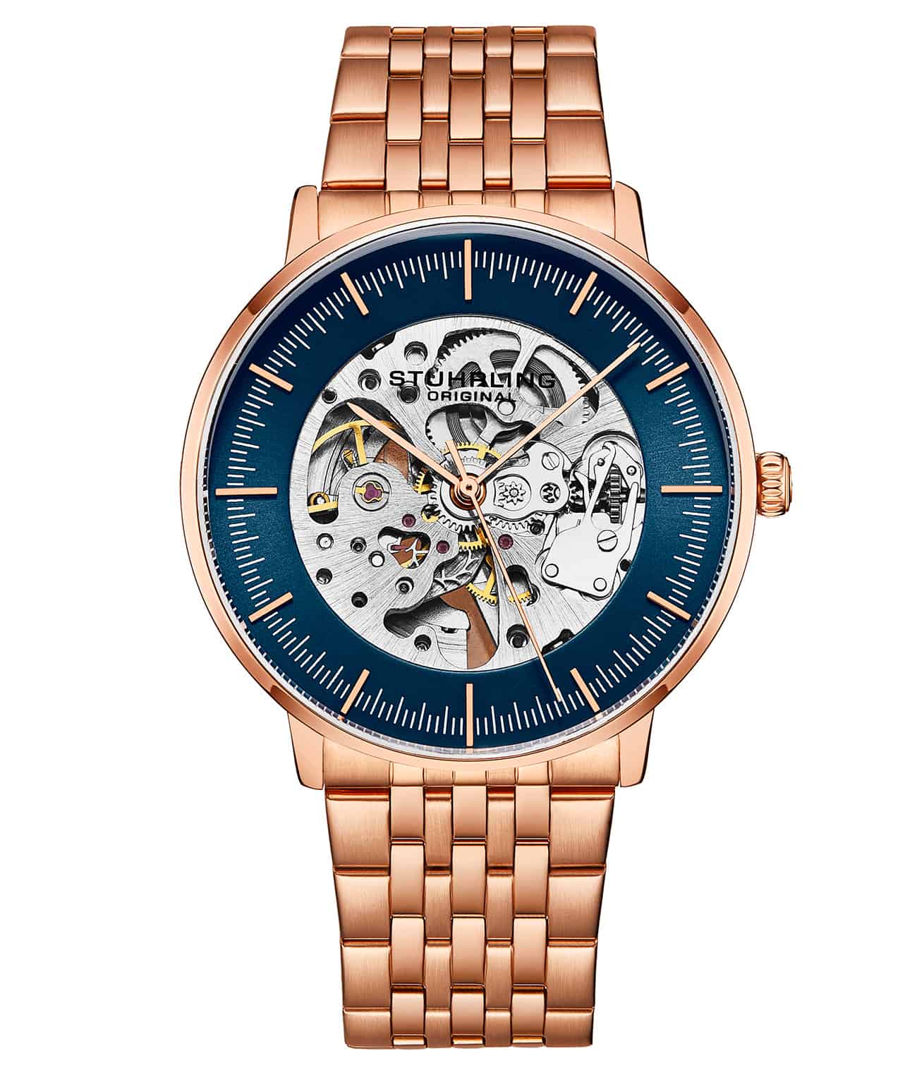 Legado T994A Automatic 42mm Skeleton Watch for Men - Stainless Steel Mechanical Timepiece with Transparent Dial - Perfect for Business, Formal Events & Gift Giving