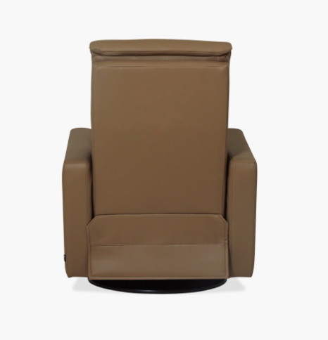 Triple Power Swivel Glider Recliner with Headrest & Lumbar Support - Modern Comfort Chair for Living Room, Nursery, and Home Theater Relaxation