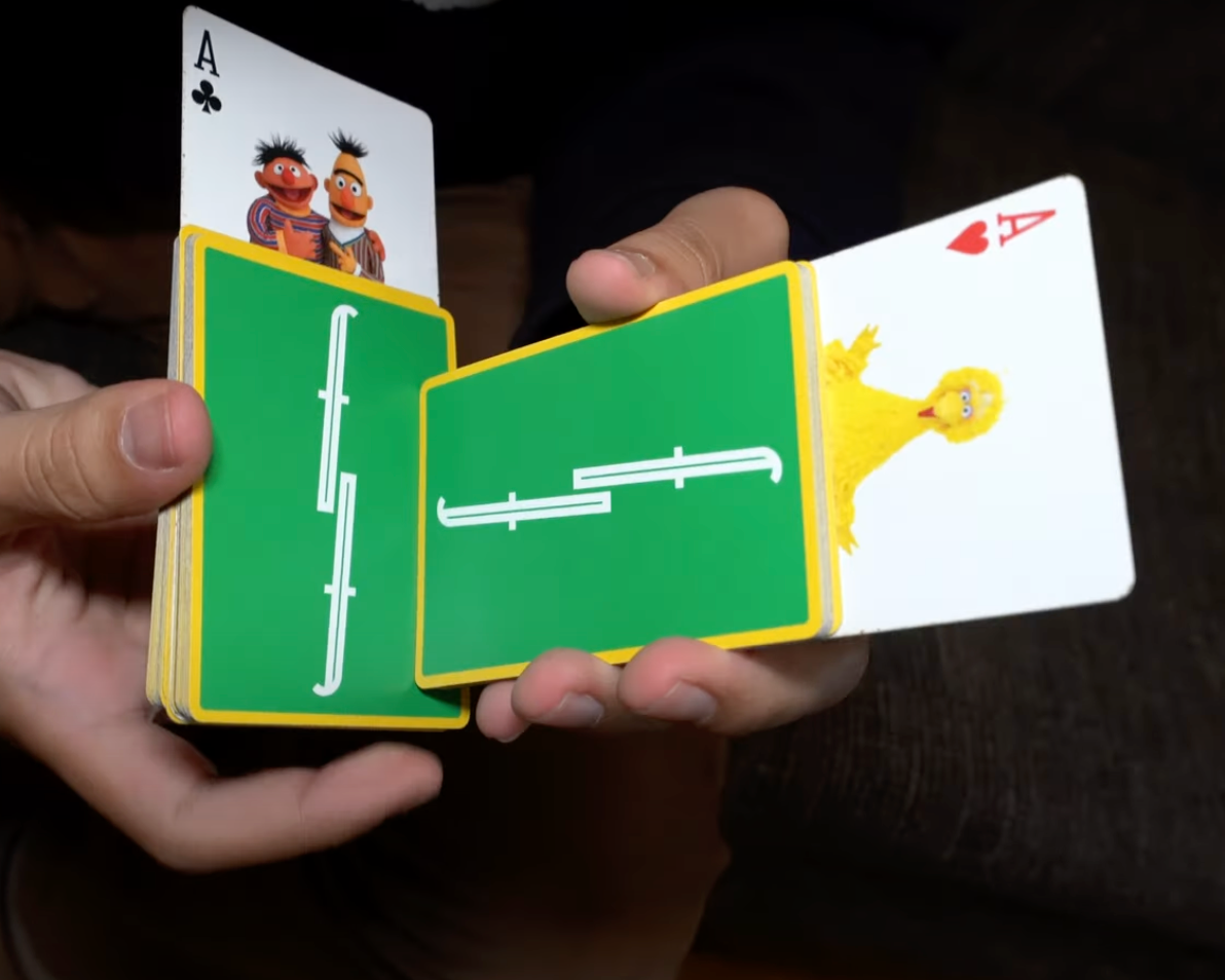 Fontaine Sesame Street Playing Cards - Premium Collectible Deck for Card Games, Magic Tricks & Poker - Featuring Elmo, Cookie Monster & Big Bird - Perfect for Gifts, Game Nights & Cardistry