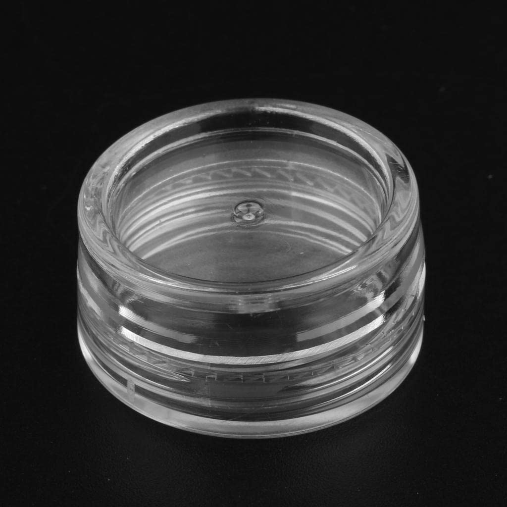 50pcs Reusable 2g Small Glass Jars with Lids - Perfect for Nail Art, Jewelry Storage & DIY Crafts - Organize Beads, Glitter & Small Accessories