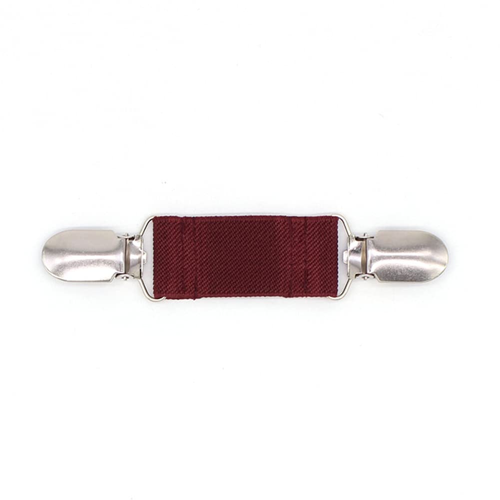 4Pcs Unisex Elastic Dress Cinch Clips - Sweater Shawl Clips, Cardigan Collar Clips for Women & Men - Fashionable Clothes Accessories for Office, Party & Daily Wear