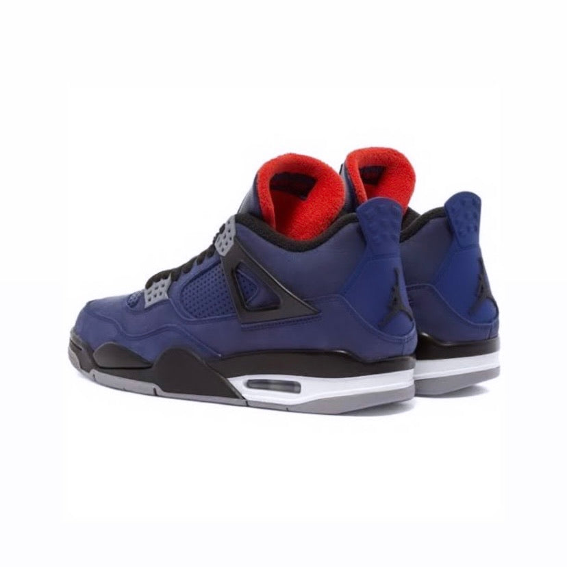 Air Jordan 4 Retro Winterized Loyal Blue Men's Basketball Shoes - Comfortable Sneakers for Winter Sports & Casual Wear