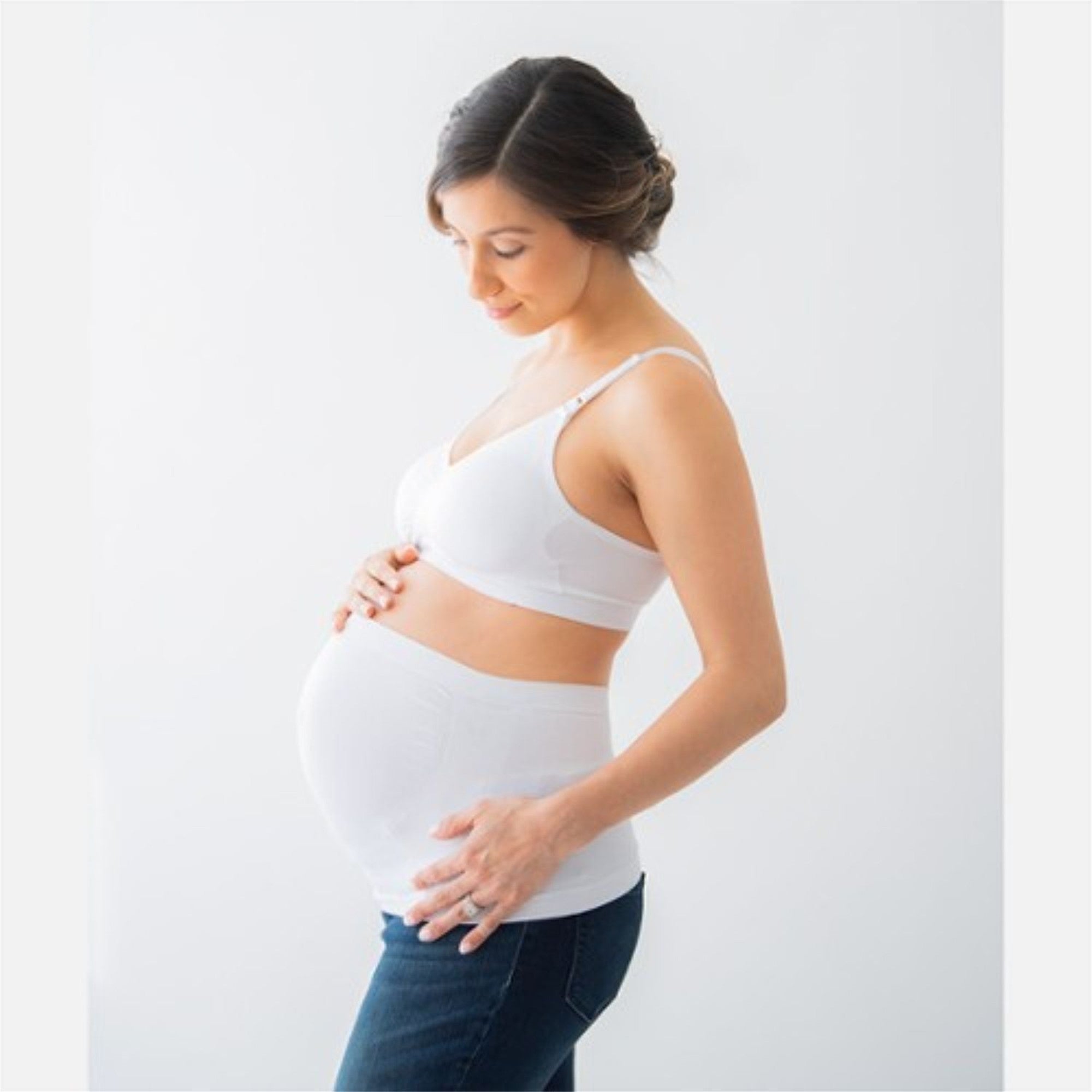Medela Supportive Belly Band for Pregnancy & Postpartum - Comfortable Maternity Support Belt for Back Pain Relief - Perfect for Workouts, Daily Wear & Recovery