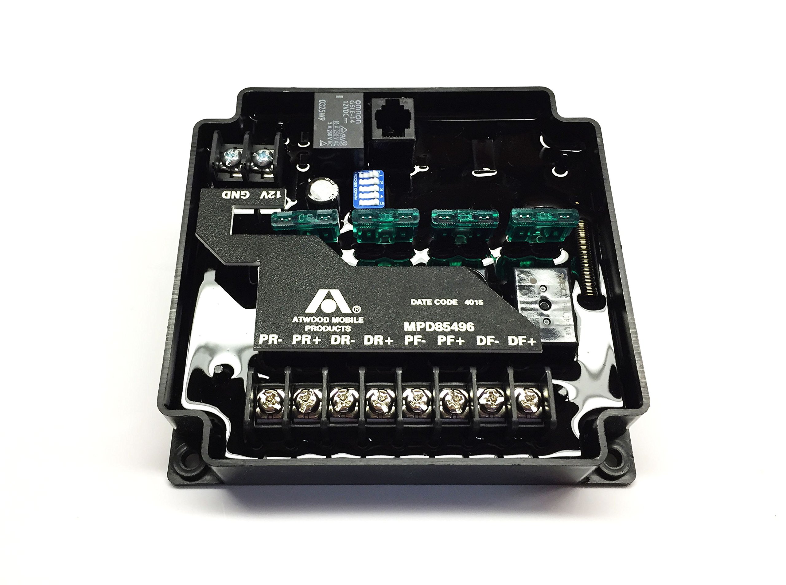 GAMA Electronics 12V DC Remote Control Polarity Reversing Receiver for 4 Motors - Compatible with Atwood MPD 85439 & MPD 85496 - Ideal for RV Awning, Slide-Out, and Lift System Controls