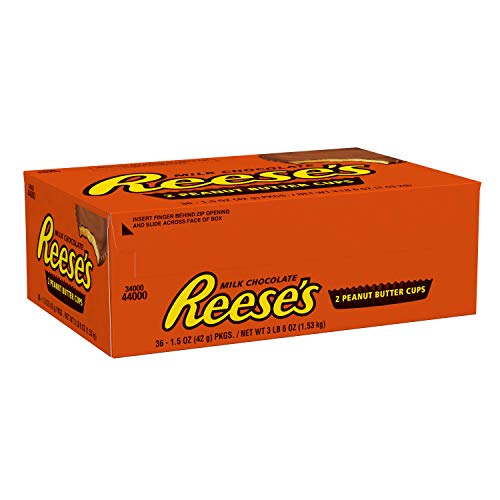 Reese's Peanut Butter Cups - 72 Count (2 Packs of 36) | Bulk Chocolate Candy for Parties, Halloween Treats & Office Snacks