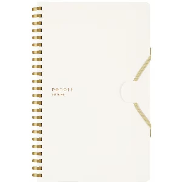 Premium Penott Notebook by KOKUYO - Durable Spiral Bound College Ruled Notebook for School, Office & Journaling - 100 Sheets, 8.5