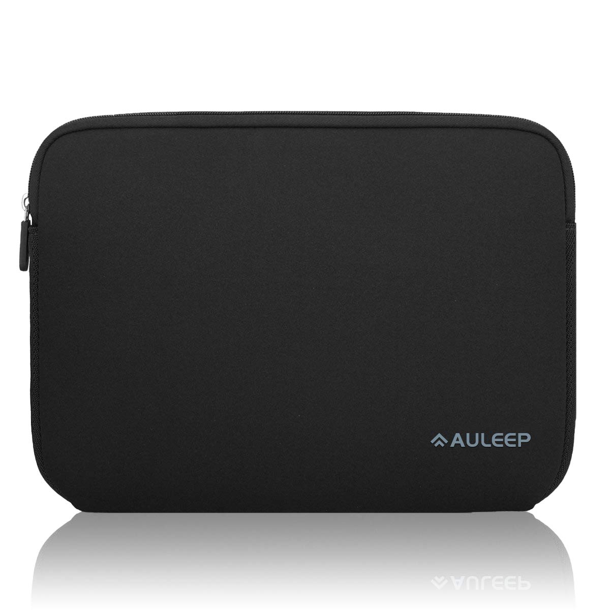 AULEEP 11-12 Inch Neoprene Laptop Sleeve, Water-Resistant Notebook & Tablet Carrying Case for Acer/Asus/Dell/Lenovo/HP, Black - Perfect for Office, School, and Travel