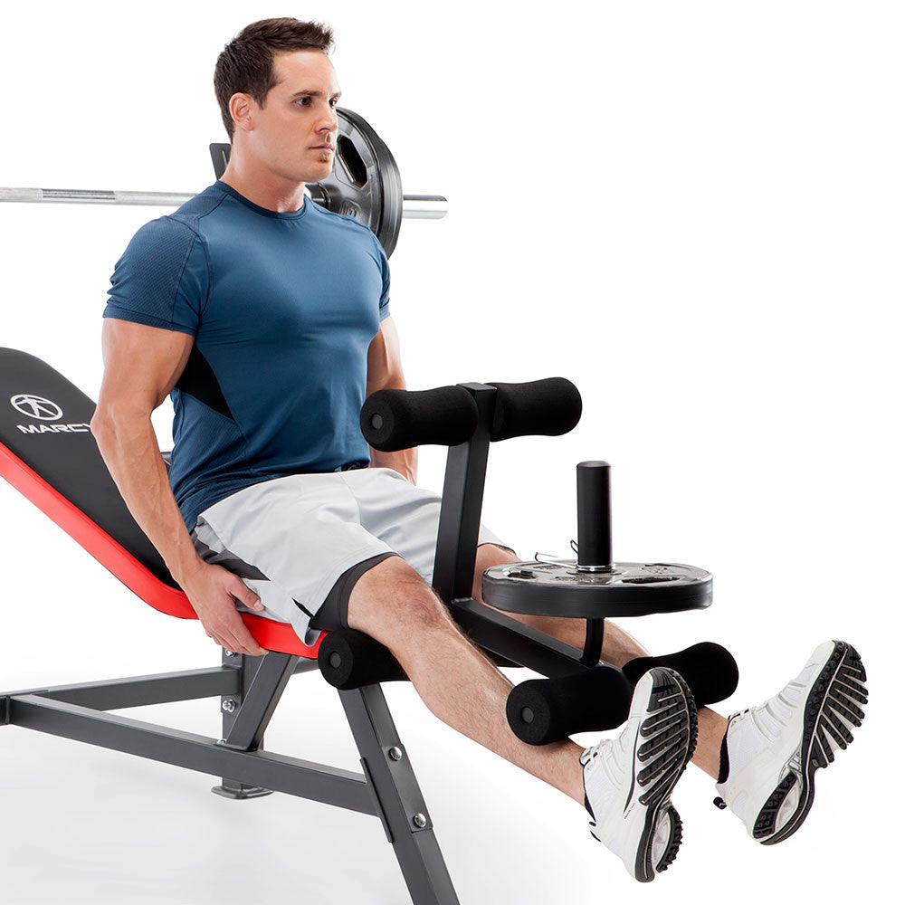 Marcy MWB-5146 Multi-Position Olympic Weight Bench for Home Gym - Adjustable Incline, Decline & Flat Workout Bench for Strength Training, Bodybuilding & Fitness - Perfect for Small Spaces & Home Workouts