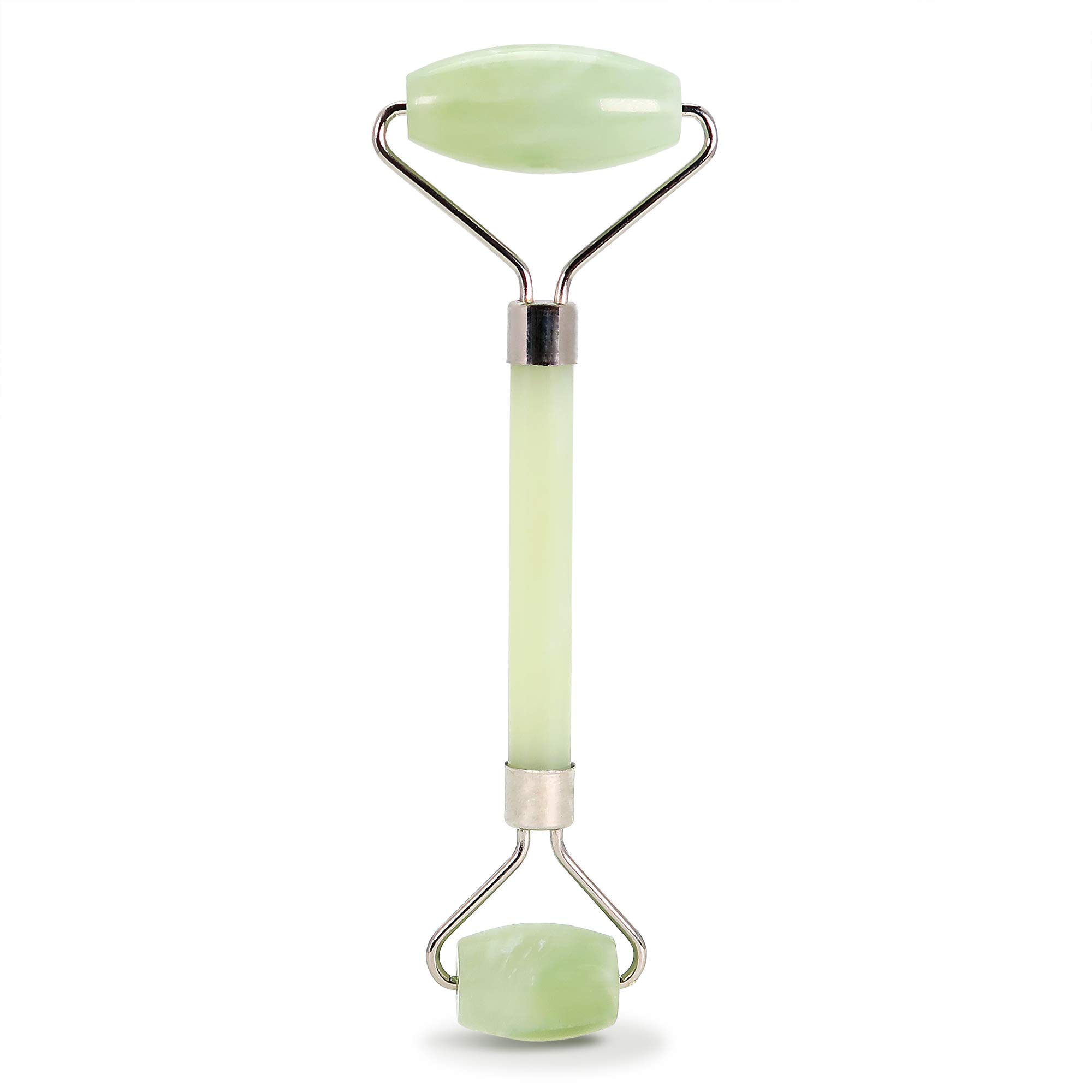 Jade Face Roller for Skin Care - Reduces Puffiness & Dark Circles - Perfect for Morning & Night Routine