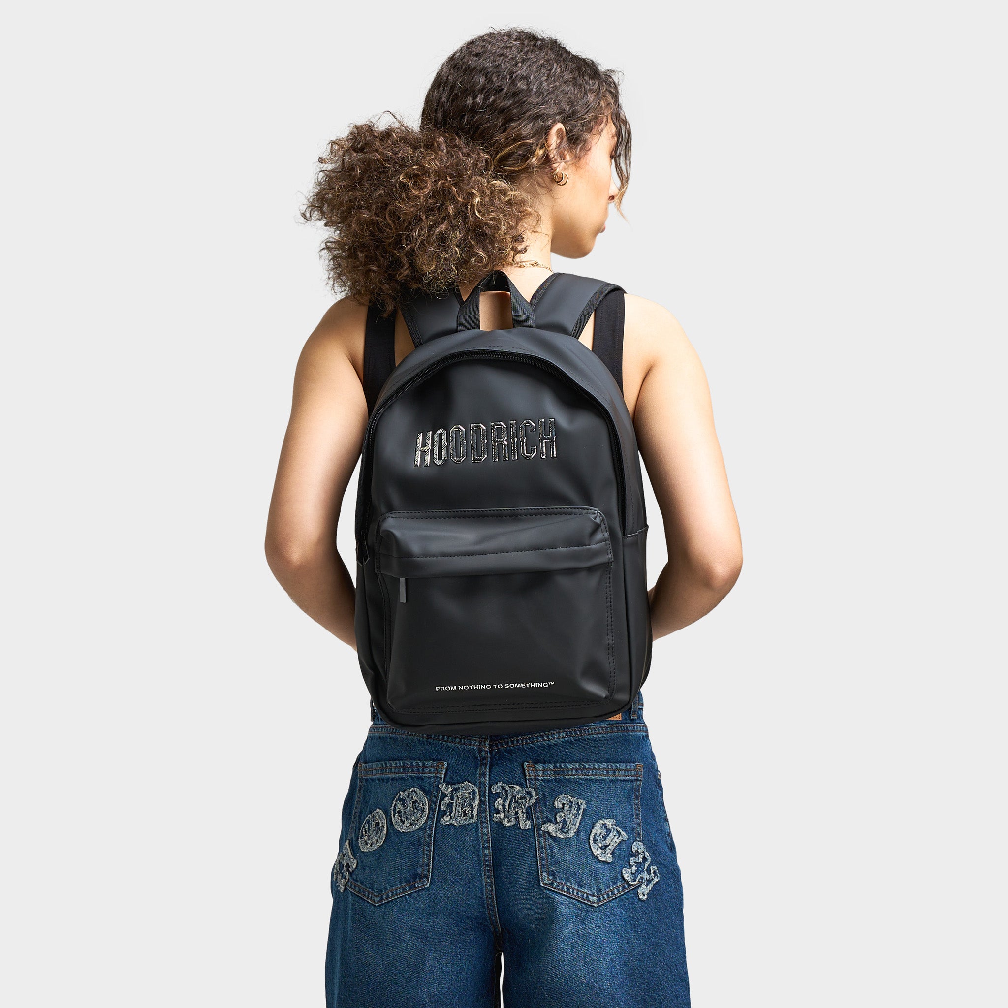 Hoodrich Icarus Backpack for Men & Women - Waterproof Travel Backpack with Laptop Compartment (Black/Silver) - Perfect for School, Work, Gym & Outdoor Adventures