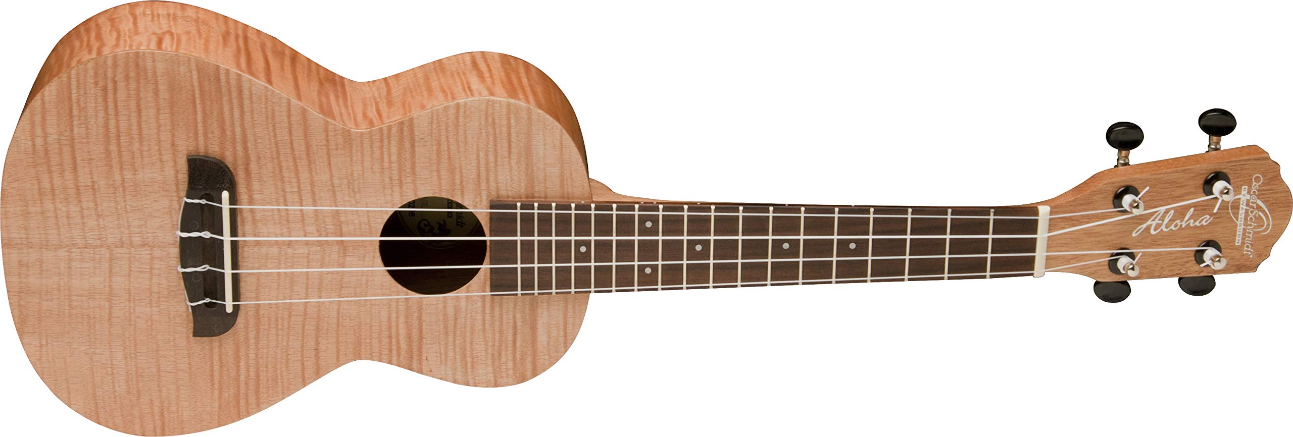 Oscar Schmidt OU2TF 4-String Soprano Ukulele - Perfect for Beginners, Travel & Beach Performances | High-Quality Mahogany Body & Rosewood Fingerboard