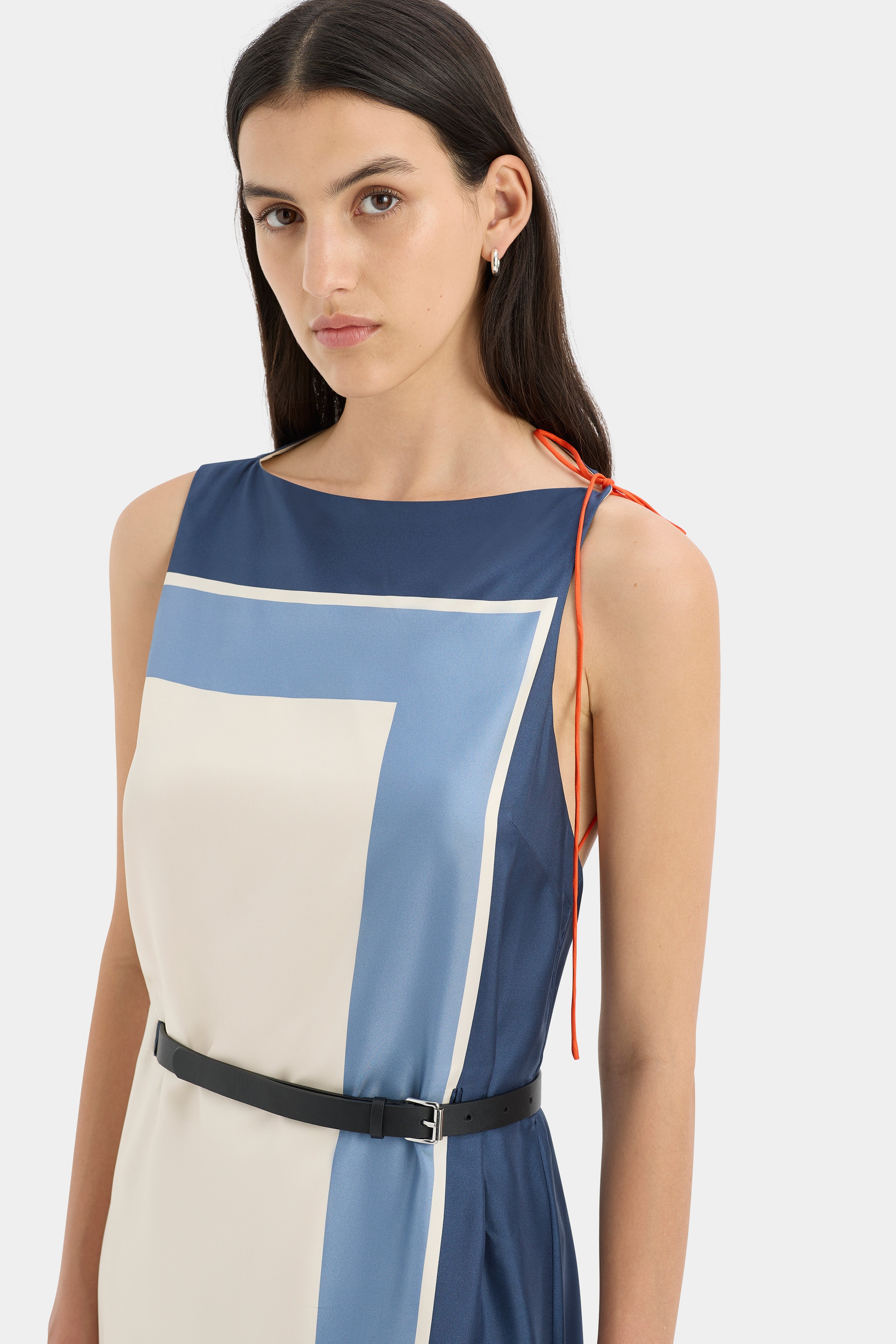 Stylish Dazed Belted Dress for Women - Elegant Waist-Defining Midi Dress for Parties, Dates & Office Wear