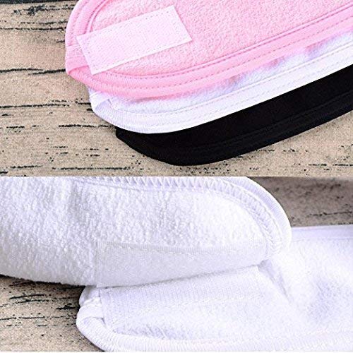 SHRAJS Reusable Facial Sponges & Brush Set - 6-Piece Women's Face Cleansing Kit with Headband & Bowl (Color May Vary) - Perfect for Daily Skincare, Makeup Removal & Spa Days at Home