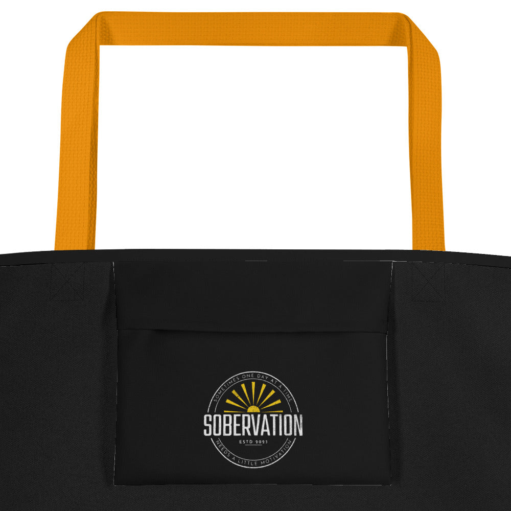 Stylish Oversized Tote Bag for Women - Spacious Canvas Shopper with Long Handles - Perfect for Work, Travel, Beach & Daily Use