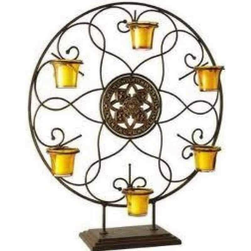 Elegant Casa Christina Candle Holder Accent 37182 - Perfect for Home Decor, Wedding Centerpieces & Romantic Ambiance