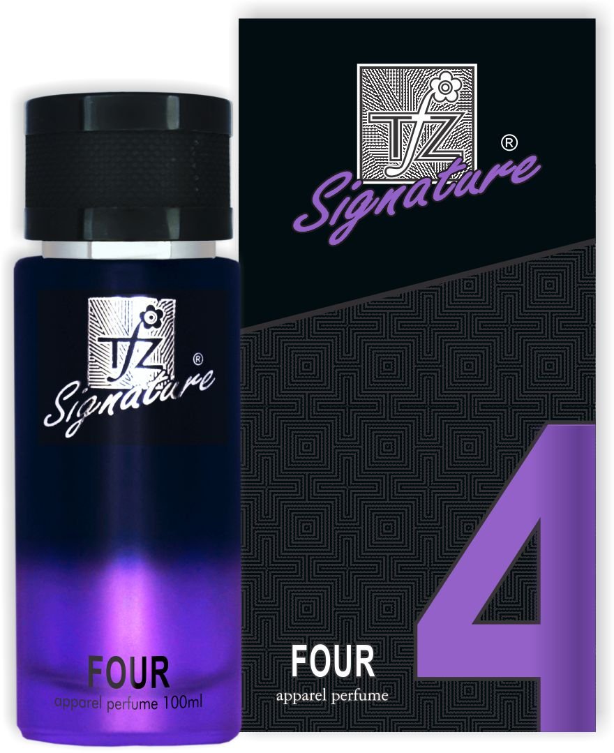 TFZ Signature Four 4 Apparel Perfume Spray - Long Lasting Fragrance for Clothes & Fabrics | Fresh Scent for Wardrobe, Linen & Home Use