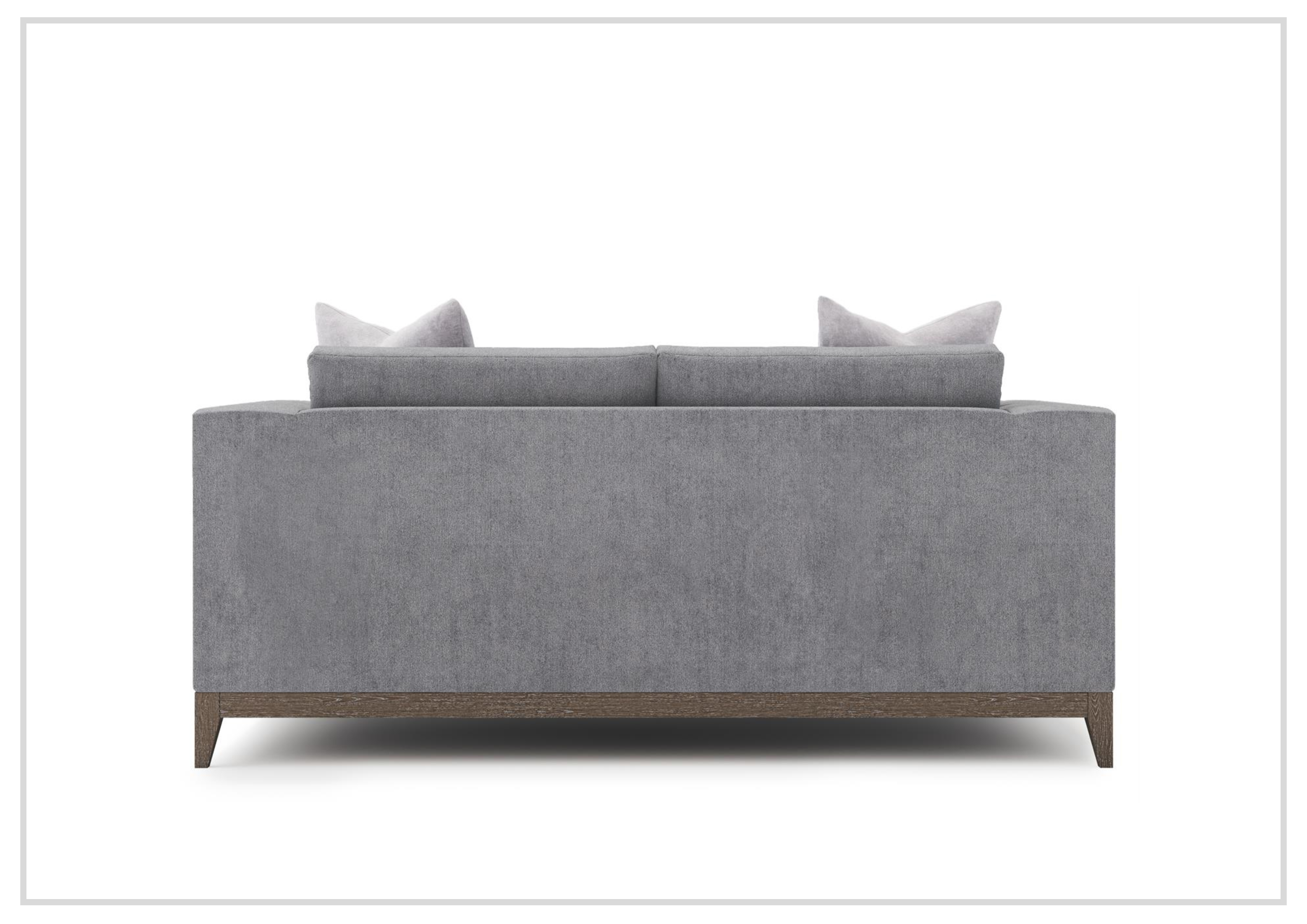 Bernhardt Noel Fabric Loveseat with Track Arms - Comfortable Small Sofa for Living Room, Bedroom & Office | Perfect for Couples, Small Spaces & Cozy Seating