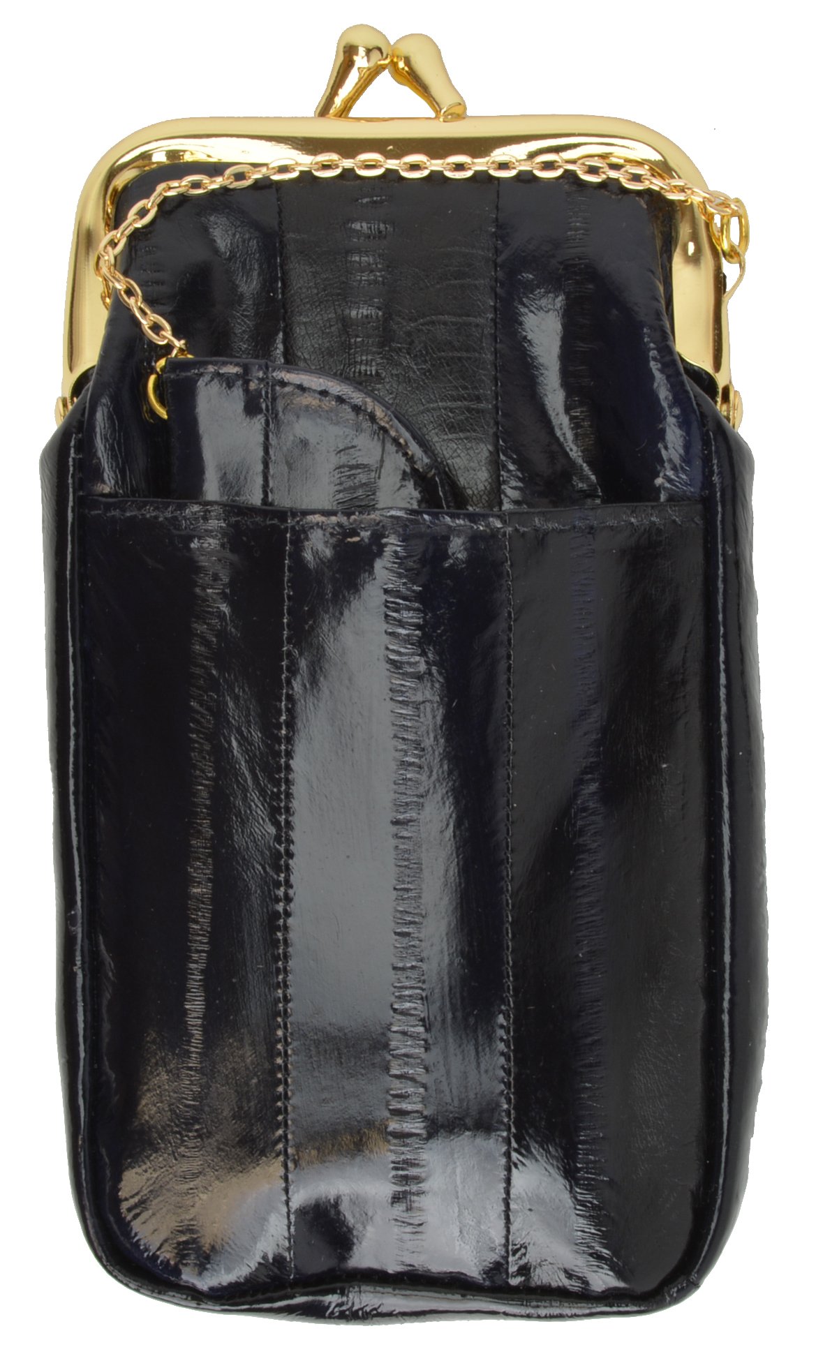 Authentic Eel Skin Leather Cigarette Case with Built-in Lighter Holder - Premium Men's Accessory for Travel, Parties & Everyday Use